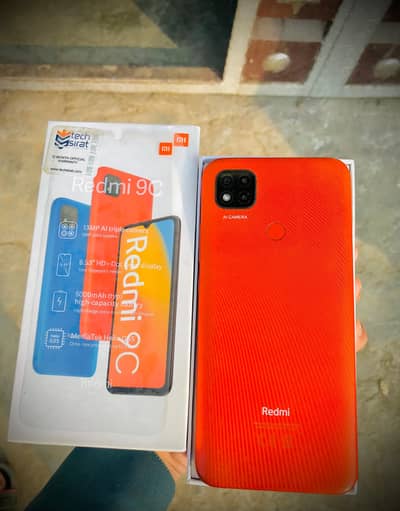 Redme 9c with box