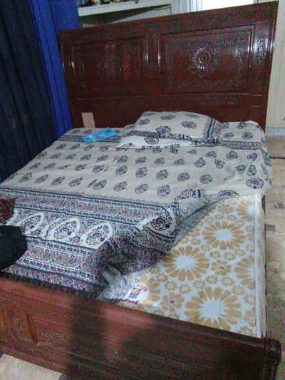 Double Bed , Side Tables, Dressing Table and Double Bed Matress