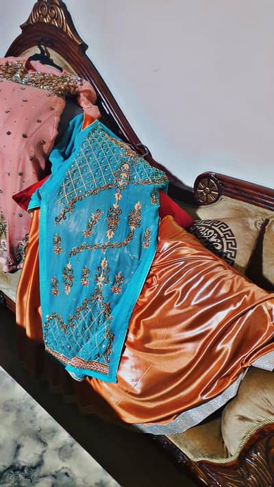 silk plus organza beautiful ready to wear dress