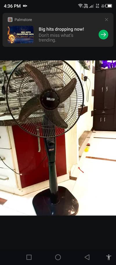 Belvin Stand Fan Platnium Series Copper