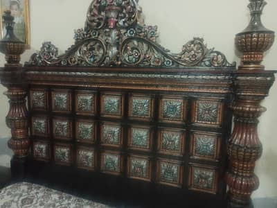 Bed set chinuti wood