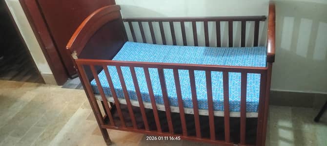 TINNIES WOODEN BABY COT