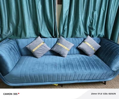Velvet Sofa 3 Seater