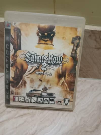 PS3 saint Row 2 dvd