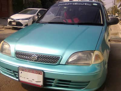 SUZUKI CULTUS VXR 2001 MODEL ICE BLUE COLOUR BEHTREEN CONDITION
