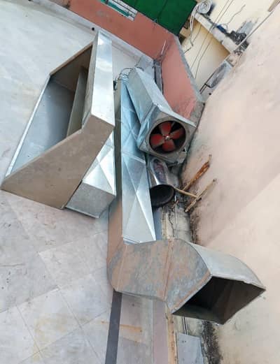 Commercial Kitchen Exhaust Duct System for Sale