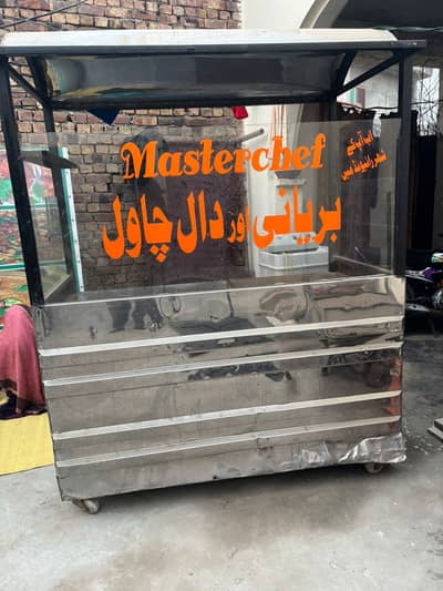 Commerical Steel Counter for Burgers and Shawarma (Also for Biryani)