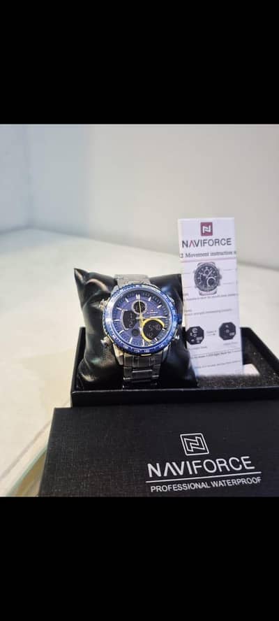 Navy Force Men Dual Display Elegant Watch