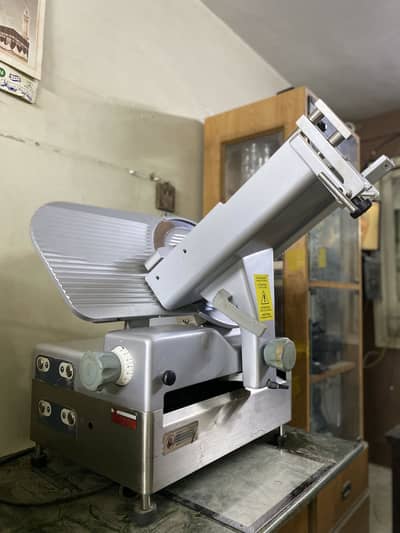Commercial-grade Sirman automatic meat slicer