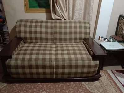 Heavy Duty wooden Sofa Good quality urgent sale
