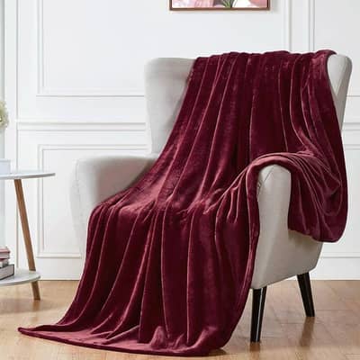 Fleece plain Blanket