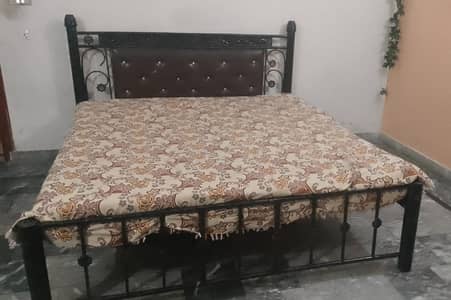 iron wrought king size bed