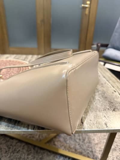 Soulder bag beige colour