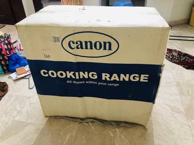 cooking range 5 stoves and oven below