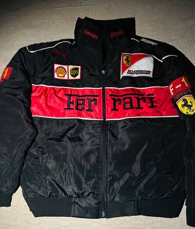black ferari  jacket
