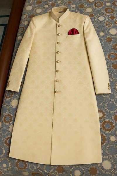 Hareem fabric sherwani for Groom Worn Once |Like New | Premium Quality
