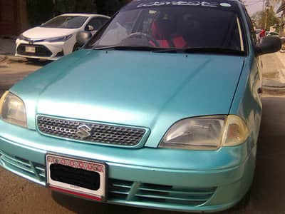 SUZUKI CULTUS VXR 2001 MODEL ICE BLUE COLOUR BEHTREEN CONDITION