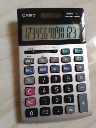 Casio calculator model JS 40TS