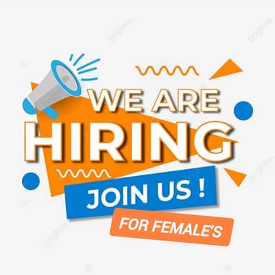 Urgent Female's Staff Required (Limited Time & Seet')s
