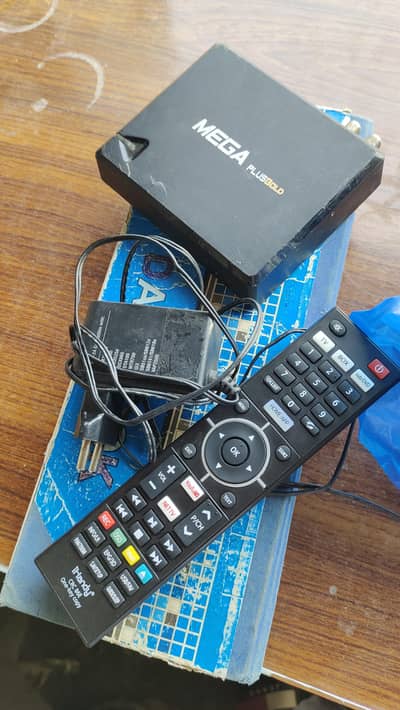 Mega Plus Gold Hybrid Dish Receiver + Android box (2+16gb)