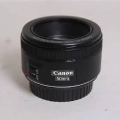 Canon 50 mm lense.