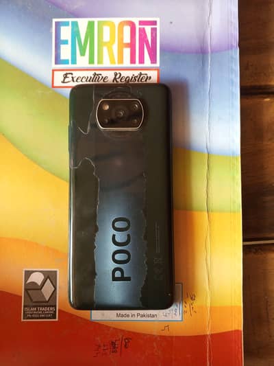 Poco x3 NFC with box and charger