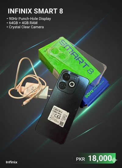 Infinix Smart 8 ,2 month used