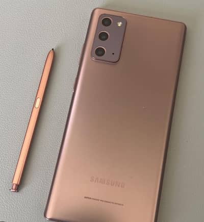 Samsung note 20 official pta with box and cable