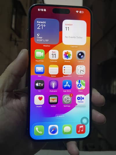 iPhone 15 pro max 256gb jv non pta mobile for sale complete saman