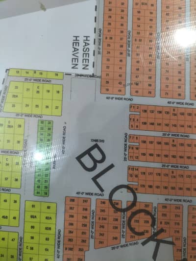 40ft road Corner 240 in PIR AHMED ZAMAN TOWN Block 3