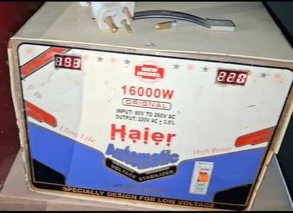 Stabilizer for Low voltage 16kw