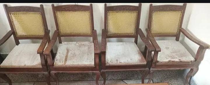 04 X Wooden Chairs For Sale.