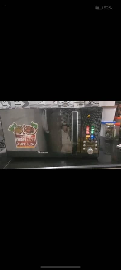 microwave oven with grills and book varenty card