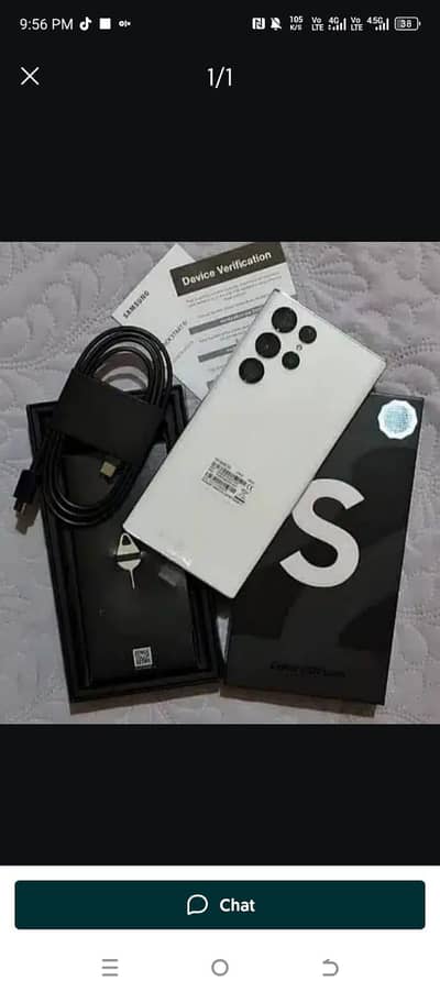 Samsung galaxy S22 Ultra PTA approved urgent sale wtp 0321=1839299