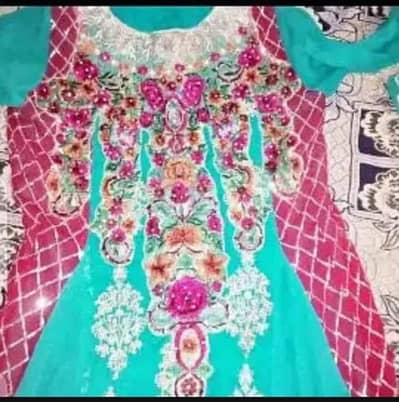 fancy and party were embroidery frock suit and dress