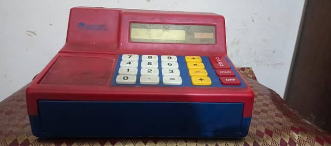 Multi-Purpose Shop Calculator with Cash & Coin Storage