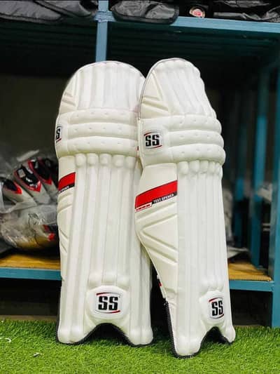 SS White Test Opener Batting Pads (original Fresh Indian Import)