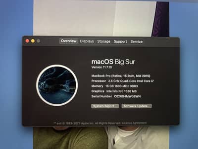 MacBook Pro Retina 2015