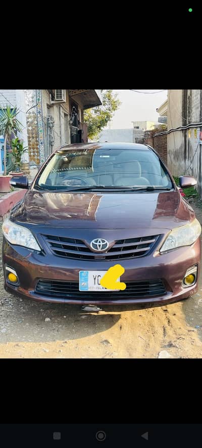 Toyota Corolla GLI 2012  model 2013 Register Total Genioune
