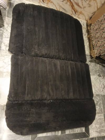 AIR mattress with velvet finish and blower