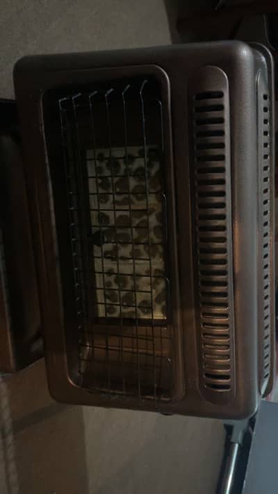 Gas heater big size and in modern look brand new condition for sale