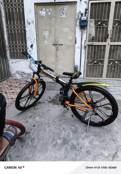 Folding bicycle and gear