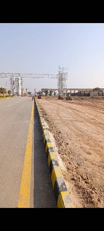 10 Marla Plot Outclass Location | Developed Land | Downtown Block Blue World City