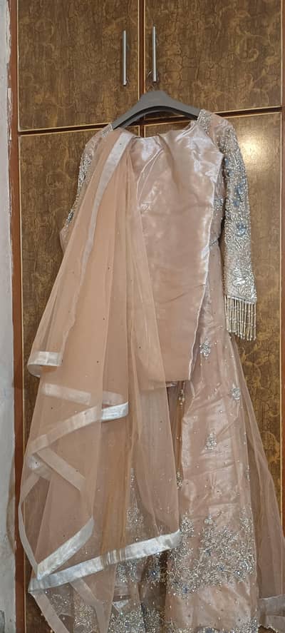 Beautiful Three Piece Maxy Party Wear Dress