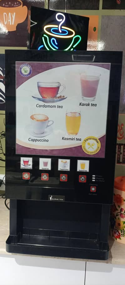 Coffee and tea machine