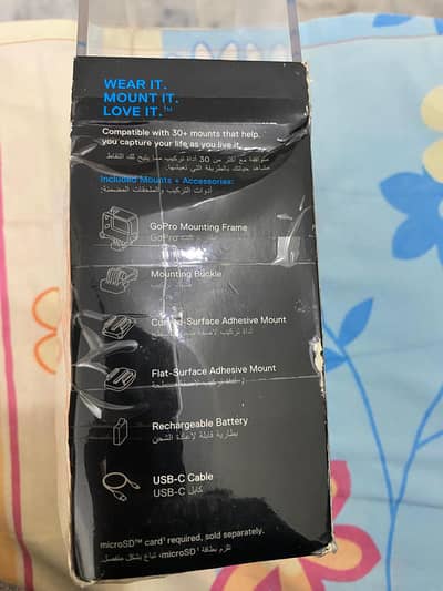 go pro hero 5 import from dubai with chest mount