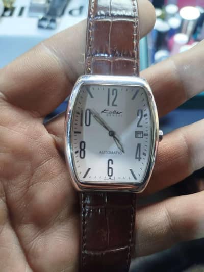 klobr watch siwws 42. m. m. atmtic. with. movement. 2824. safri. crstal