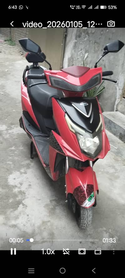 yj  future  electric  scooty