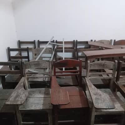 school academy wood chairs