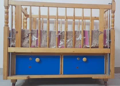 Wooden Baby Cot | Baby Sleeping Bed
